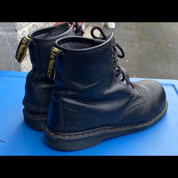 Dr Martines ASTM F2413-11 DM212 Black Leather Boot - Picture 9 of 14